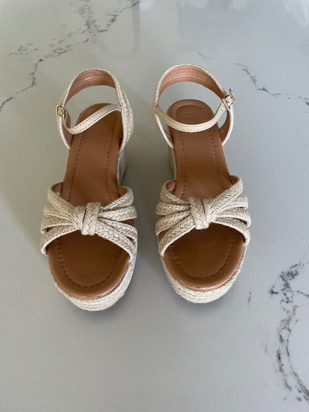 J Crew Factory Espadrille Wedge Sandal - Size 6.5